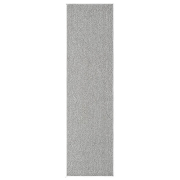 Washable Avior AVI00 Modern Plain Textured Loop Pile Polyester Flatweave Grey Runner-Desire Rugs-Rug Love - The Most Loved Rug Store